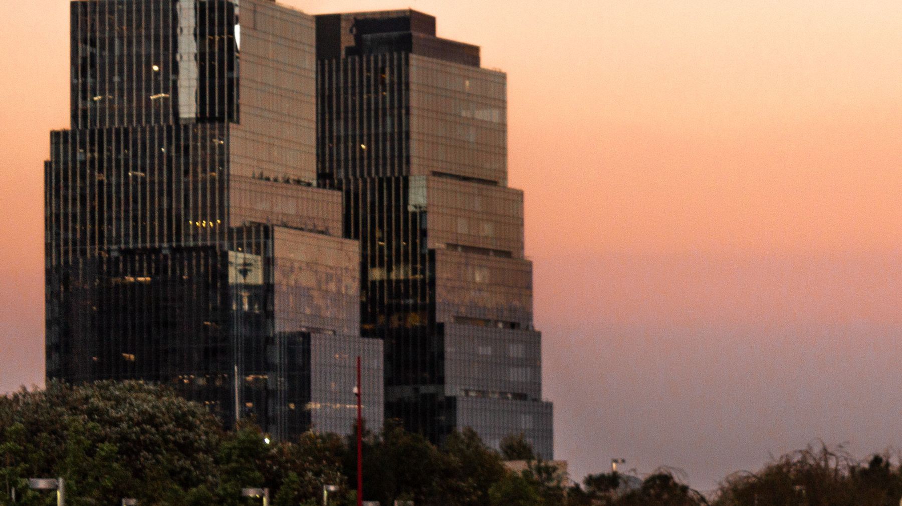 Downtown skyline at dusk
